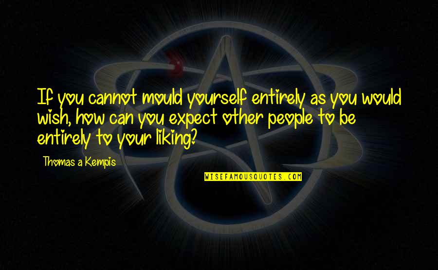 Top 10 Will Ferrell Quotes By Thomas A Kempis: If you cannot mould yourself entirely as you Top 10 Will Ferrell Quotes By Thomas A Kempis: If you cannot mould yourself entirely as you