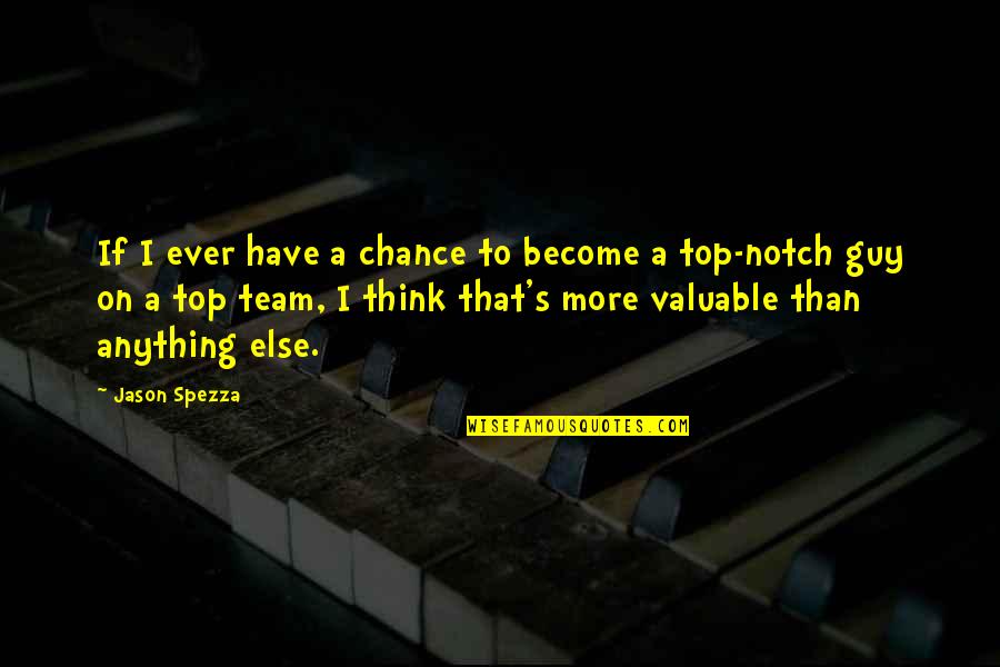 Top Notch Other Quotes By Jason Spezza: If I ever have a chance to become