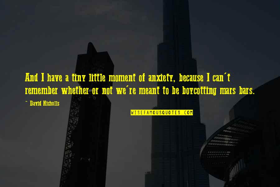 Topiary Plants Quotes By David Nicholls: And I have a tiny little moment of