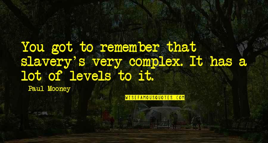 Toradora Minorin Quotes By Paul Mooney: You got to remember that slavery's very complex.