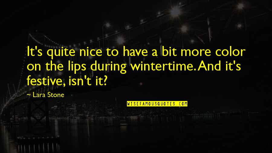 Toranosuke Yoshida Quotes By Lara Stone: It's quite nice to have a bit more Toranosuke Yoshida Quotes By Lara Stone: It's quite nice to have a bit more