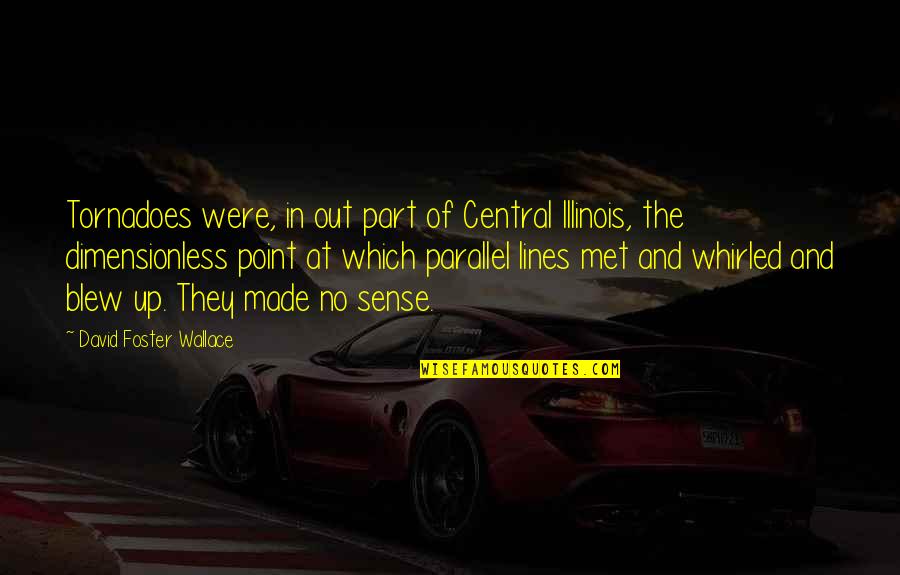 Tornado Quotes By David Foster Wallace: Tornadoes were, in out part of Central Illinois, Tornado Quotes By David Foster Wallace: Tornadoes were, in out part of Central Illinois,