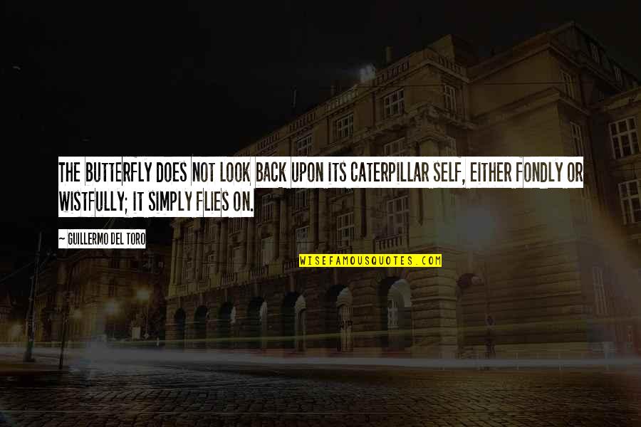 Toro Quotes By Guillermo Del Toro: The butterfly does not look back upon its Toro Quotes By Guillermo Del Toro: The butterfly does not look back upon its