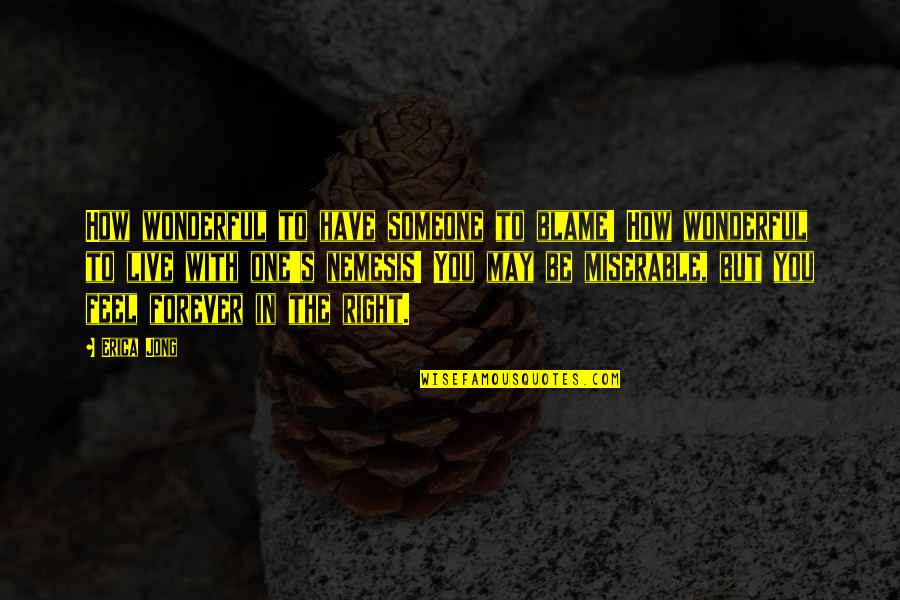 Toroslar Anadolu Quotes By Erica Jong: How wonderful to have someone to blame! How Toroslar Anadolu Quotes By Erica Jong: How wonderful to have someone to blame! How