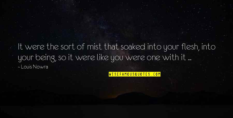 Torquemada Quotes By Louis Nowra: It were the sort of mist that soaked Torquemada Quotes By Louis Nowra: It were the sort of mist that soaked
