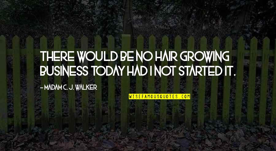 Torresian Quotes By Madam C. J. Walker: There would be no hair growing business today Torresian Quotes By Madam C. J. Walker: There would be no hair growing business today