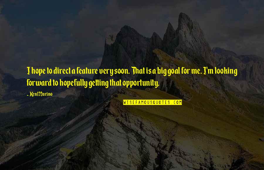 Totalidade Significado Quotes By Ken Marino: I hope to direct a feature very soon. Totalidade Significado Quotes By Ken Marino: I hope to direct a feature very soon.