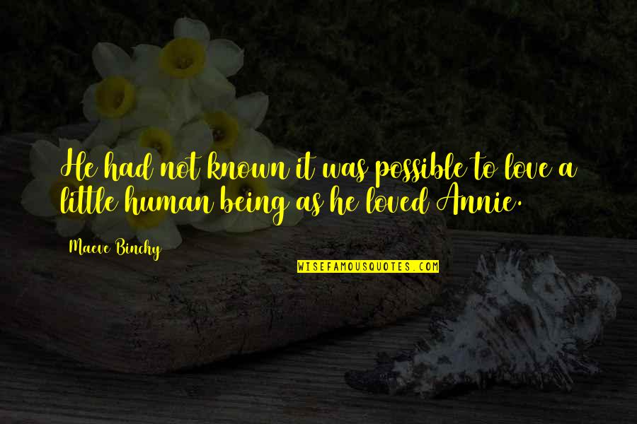 Totally Stupid Quotes By Maeve Binchy: He had not known it was possible to