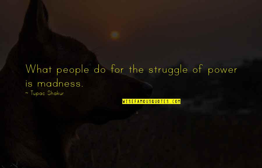 Touch My Family Quotes By Tupac Shakur: What people do for the struggle of power Touch My Family Quotes By Tupac Shakur: What people do for the struggle of power