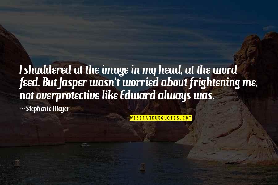 Towealth Quotes By Stephenie Meyer: I shuddered at the image in my head,