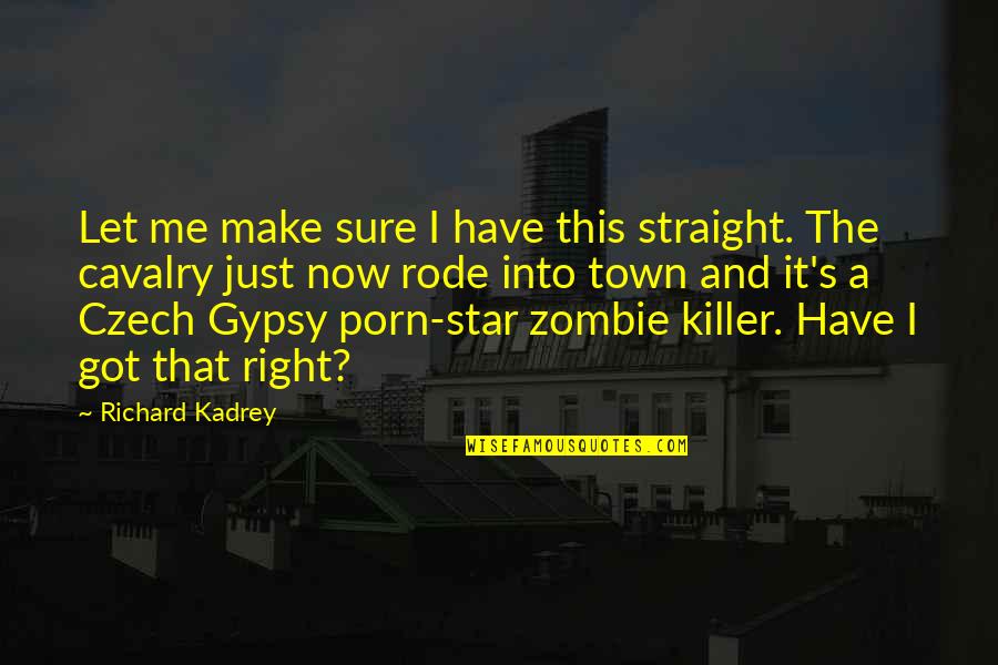 Town This Quotes By Richard Kadrey: Let me make sure I have this straight.