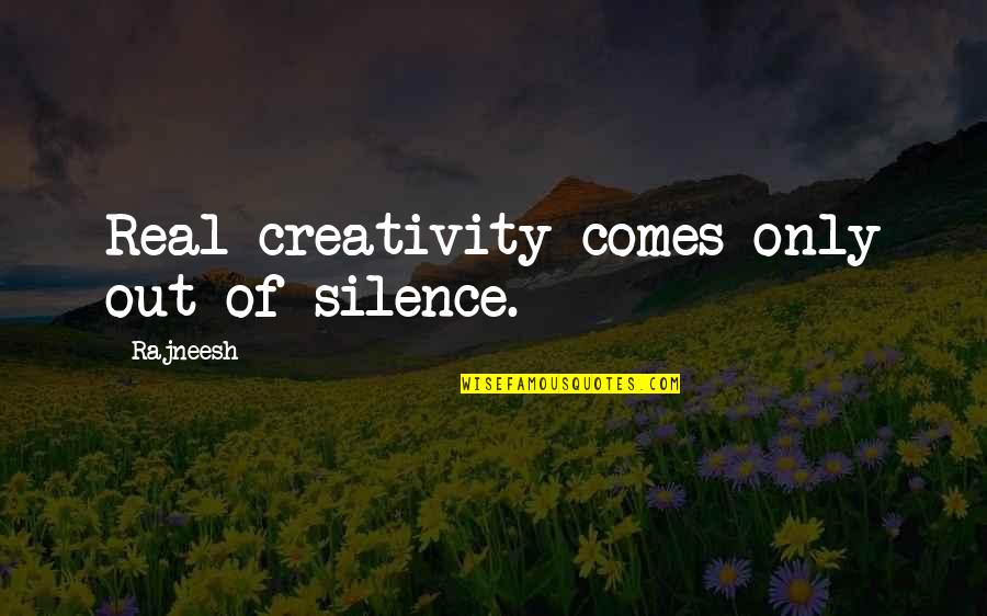 Toy Story Rex Quotes By Rajneesh: Real creativity comes only out of silence.