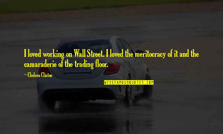 Trading Floor Quotes By Chelsea Clinton: I loved working on Wall Street. I loved Trading Floor Quotes By Chelsea Clinton: I loved working on Wall Street. I loved