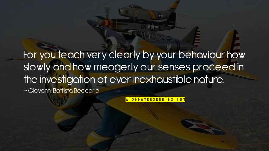 Traicionero Corazon Quotes By Giovanni Battista Beccaria: For you teach very clearly by your behaviour
