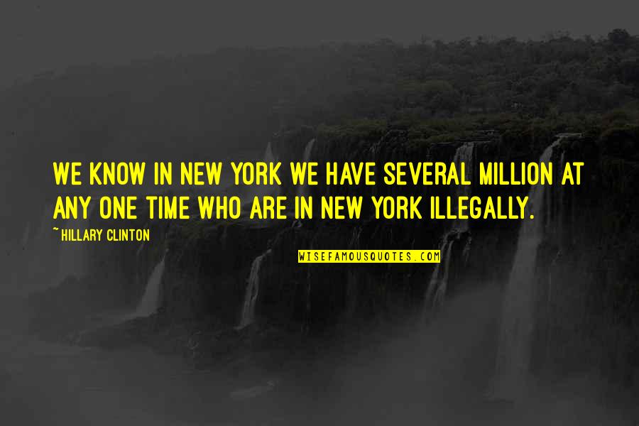 Traigan Quotes By Hillary Clinton: We know in New York we have several Traigan Quotes By Hillary Clinton: We know in New York we have several