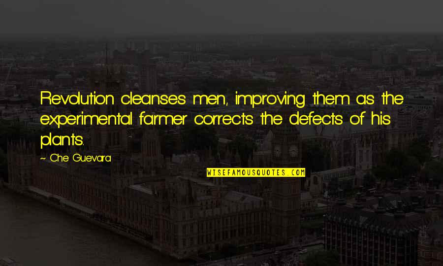 Transacciones Comerciales Quotes By Che Guevara: Revolution cleanses men, improving them as the experimental Transacciones Comerciales Quotes By Che Guevara: Revolution cleanses men, improving them as the experimental