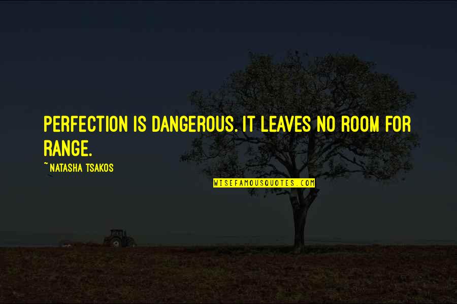 Transamerica Quotes By Natasha Tsakos: Perfection is dangerous. It leaves no room for