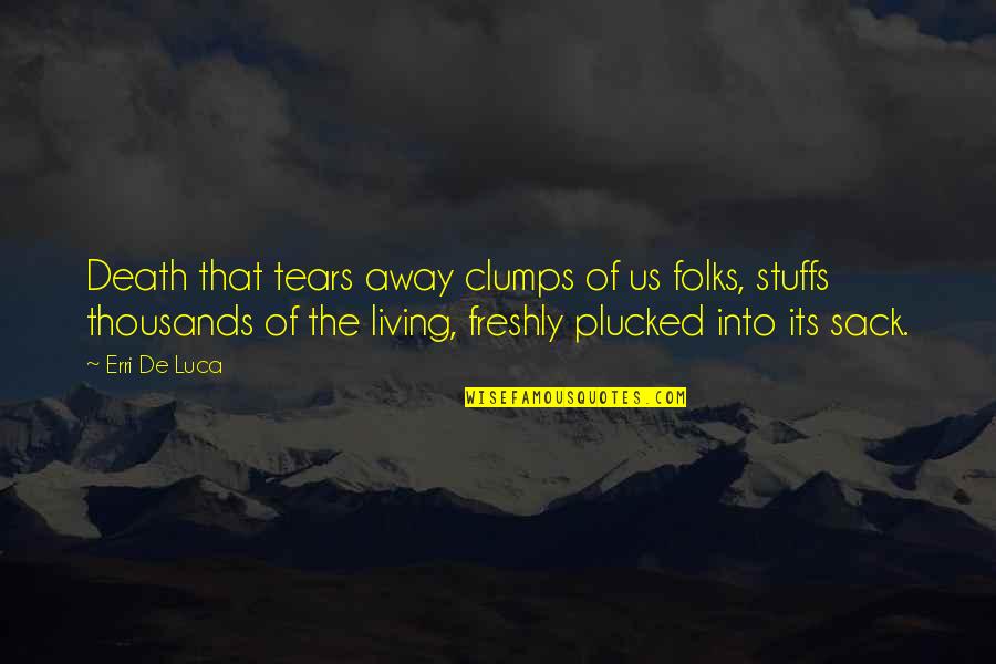 Transduction Of Pain Quotes By Erri De Luca: Death that tears away clumps of us folks, Transduction Of Pain Quotes By Erri De Luca: Death that tears away clumps of us folks,