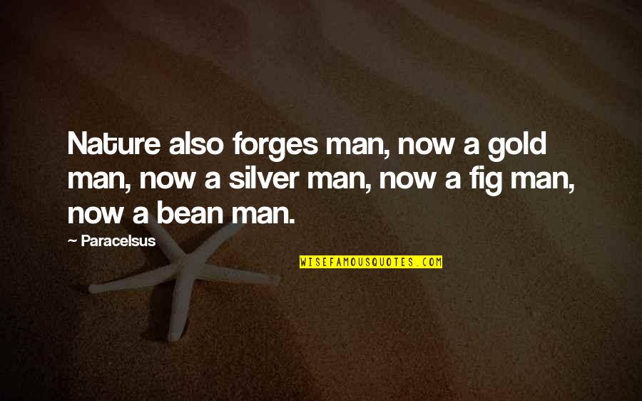 Transfi Quotes By Paracelsus: Nature also forges man, now a gold man,