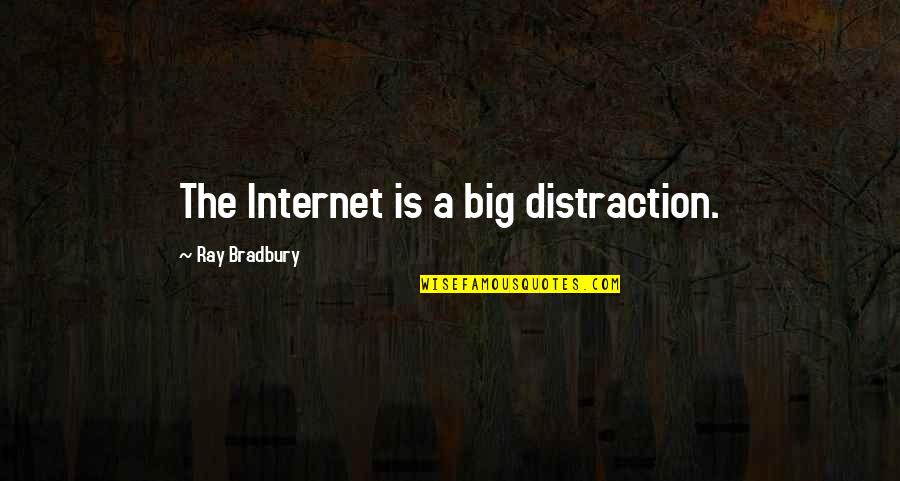 Transformadas De Galileo Quotes By Ray Bradbury: The Internet is a big distraction. Transformadas De Galileo Quotes By Ray Bradbury: The Internet is a big distraction.