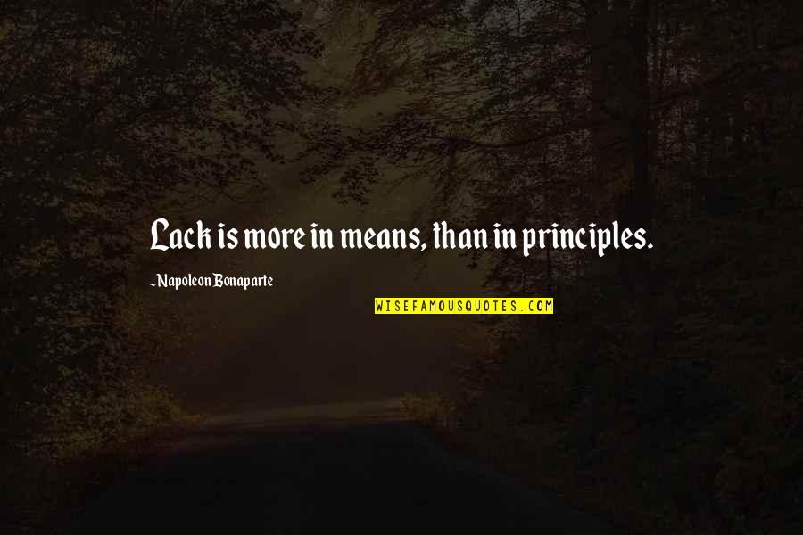Transformers Dark Of The Moon Megatron Quotes By Napoleon Bonaparte: Lack is more in means, than in principles.