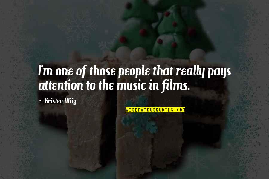 Transit Cinemalaya Quotes By Kristen Wiig: I'm one of those people that really pays