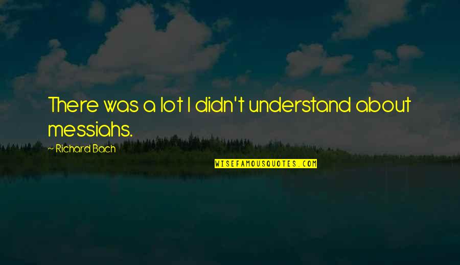 Transitioning To Death Quotes By Richard Bach: There was a lot I didn't understand about