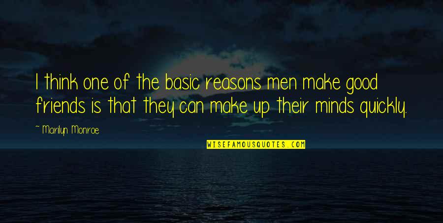 Transparencia Nomina Quotes By Marilyn Monroe: I think one of the basic reasons men
