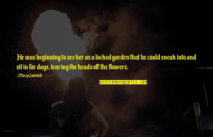 Transportes Pitic Quotes By Mary Gaitskill: He was beginning to see her as a Transportes Pitic Quotes By Mary Gaitskill: He was beginning to see her as a