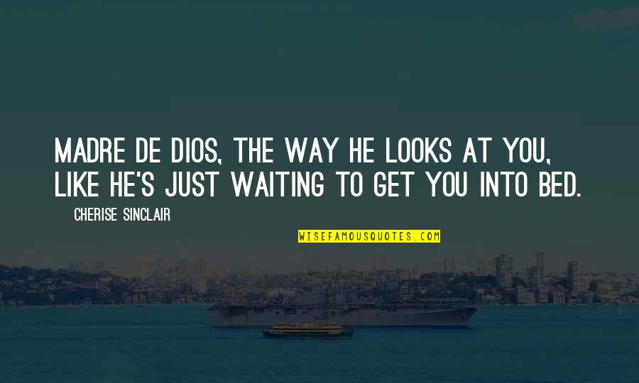 Travel Agency Marketing Quotes By Cherise Sinclair: Madre de Dios, the way he looks at