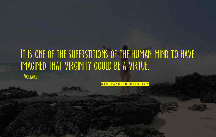 Traveling Safely Quotes By Voltaire: It is one of the superstitions of the