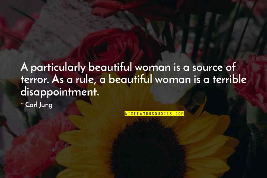 Traxinger Stephanie Quotes By Carl Jung: A particularly beautiful woman is a source of Traxinger Stephanie Quotes By Carl Jung: A particularly beautiful woman is a source of