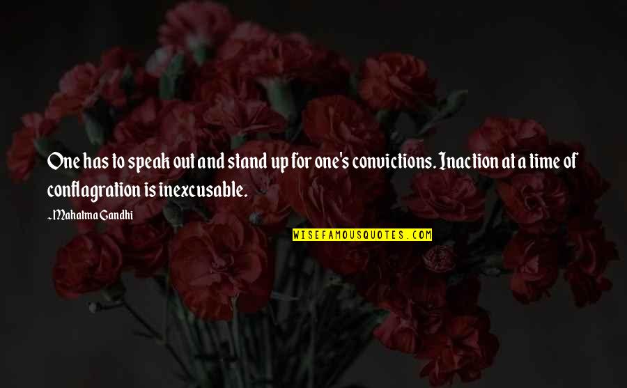Treasurysource Quotes By Mahatma Gandhi: One has to speak out and stand up Treasurysource Quotes By Mahatma Gandhi: One has to speak out and stand up