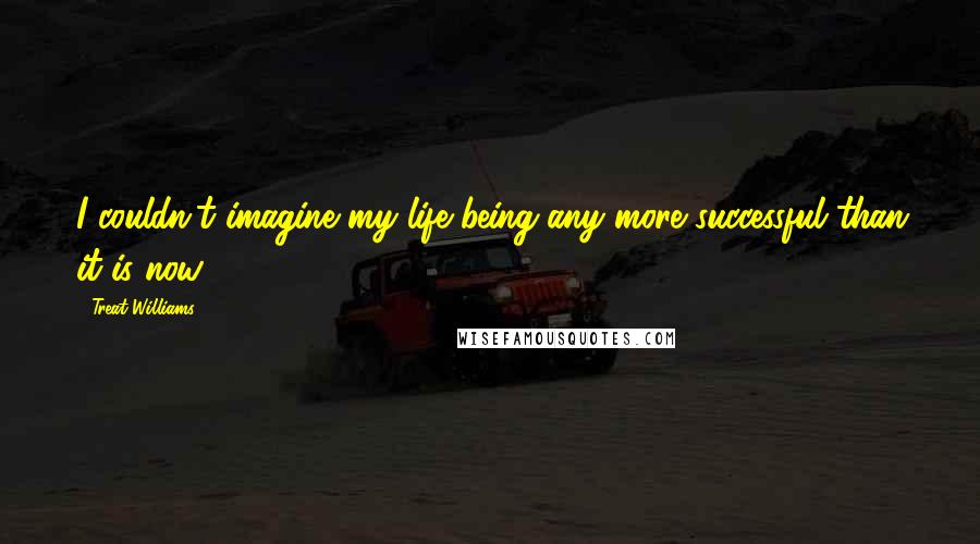 Treat Williams quotes: I couldn't imagine my life being any more successful than it is now.