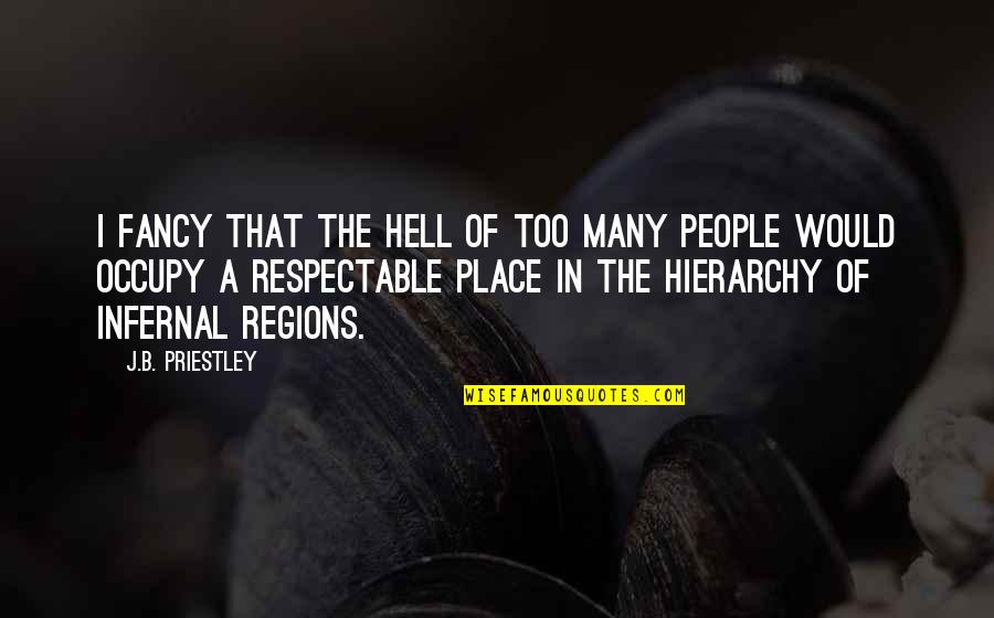 Treat Your Body With Respect Quotes By J.B. Priestley: I fancy that the Hell of Too Many Treat Your Body With Respect Quotes By J.B. Priestley: I fancy that the Hell of Too Many