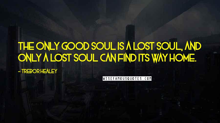 Trebor Healey quotes: The only good soul is a lost soul, and only a lost soul can find its way home.