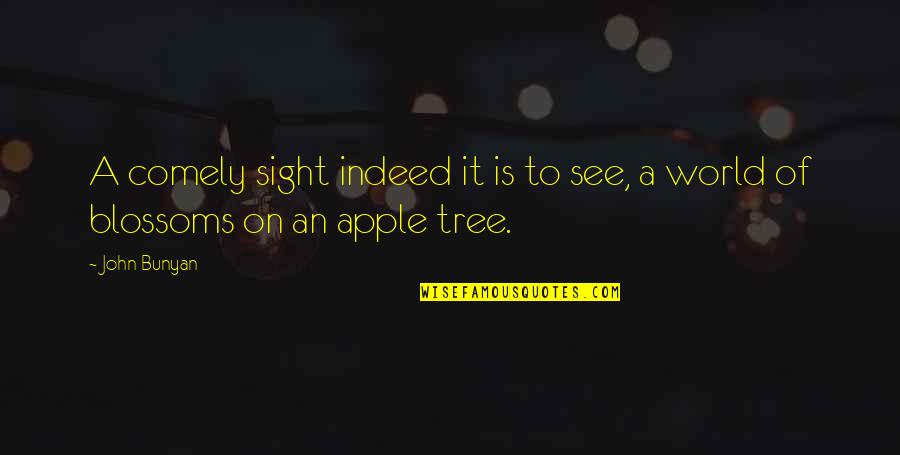 Tree Blossoms Quotes By John Bunyan: A comely sight indeed it is to see,