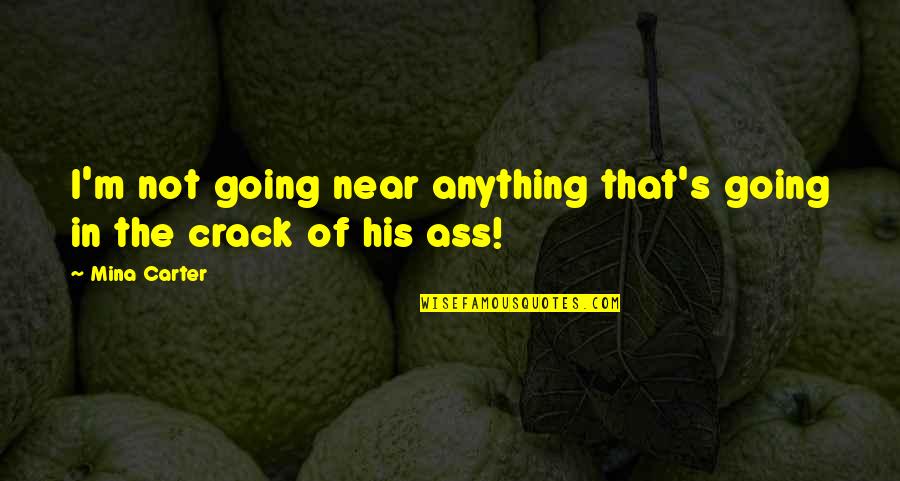 Trellises For Sale Quotes By Mina Carter: I'm not going near anything that's going in