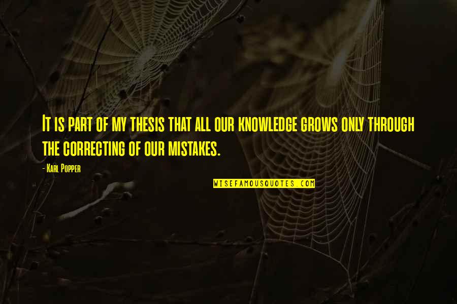 Trembler Coil Quotes By Karl Popper: It is part of my thesis that all Trembler Coil Quotes By Karl Popper: It is part of my thesis that all