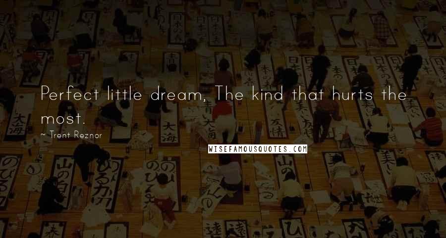 Trent Reznor quotes: Perfect little dream, The kind that hurts the most.