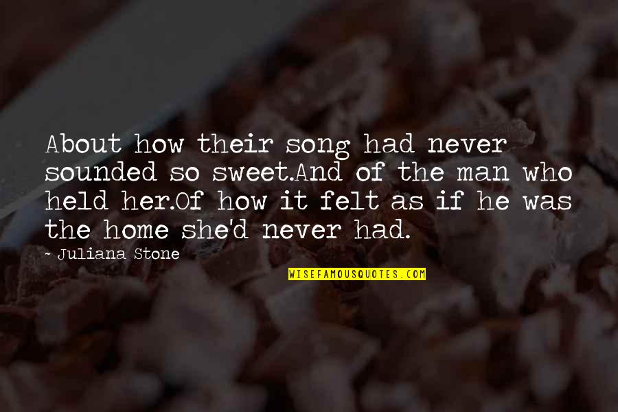 Treschow July 20 Quotes By Juliana Stone: About how their song had never sounded so Treschow July 20 Quotes By Juliana Stone: About how their song had never sounded so