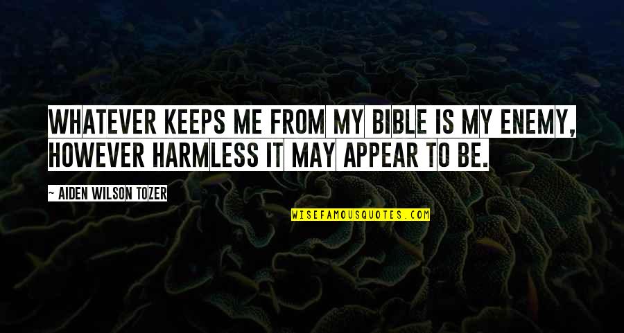 Triebels Garage Quotes By Aiden Wilson Tozer: Whatever keeps me from my Bible is my Triebels Garage Quotes By Aiden Wilson Tozer: Whatever keeps me from my Bible is my