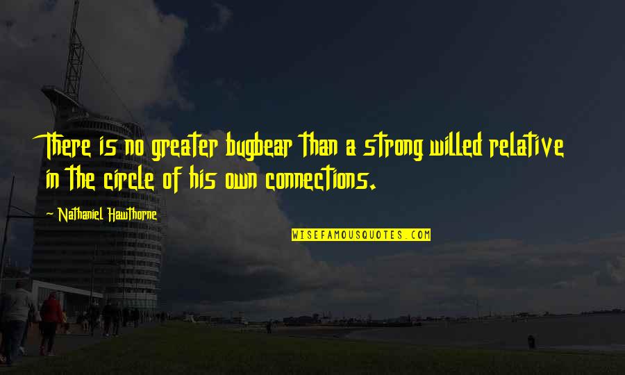 Triggs Quotes By Nathaniel Hawthorne: There is no greater bugbear than a strong Triggs Quotes By Nathaniel Hawthorne: There is no greater bugbear than a strong