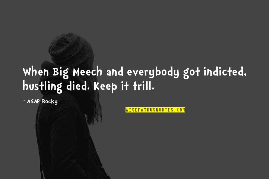 Trill's Quotes By ASAP Rocky: When Big Meech and everybody got indicted, hustling