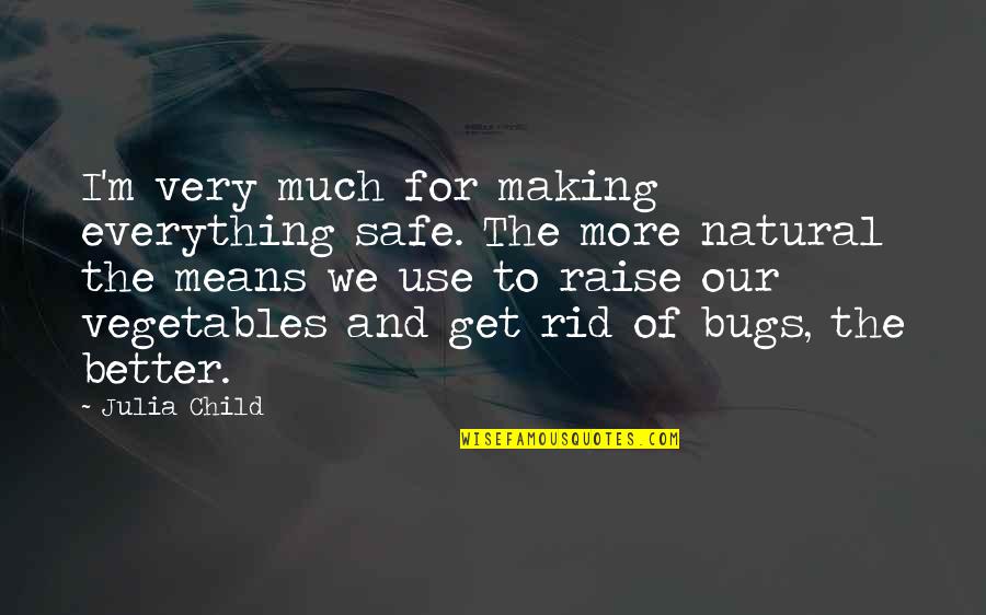 Trinkler Quotes By Julia Child: I'm very much for making everything safe. The Trinkler Quotes By Julia Child: I'm very much for making everything safe. The