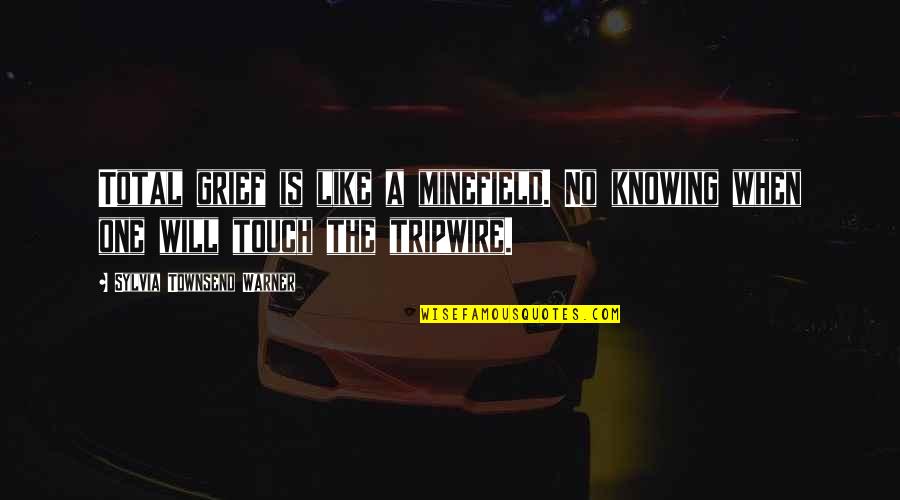 Tripwire Quotes By Sylvia Townsend Warner: Total grief is like a minefield. No knowing