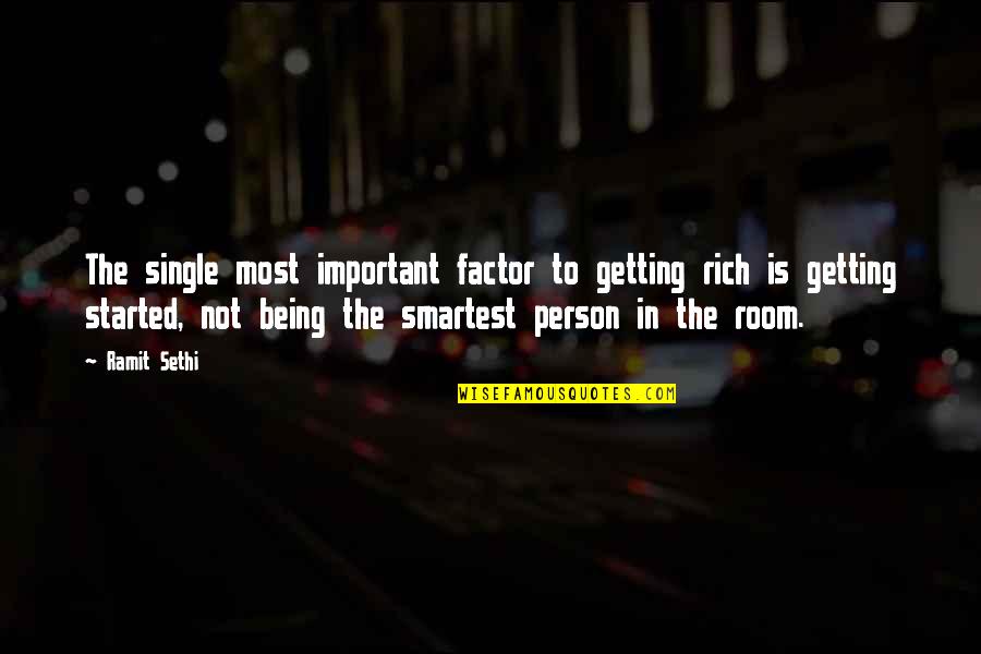 Tristao Trading Quotes By Ramit Sethi: The single most important factor to getting rich
