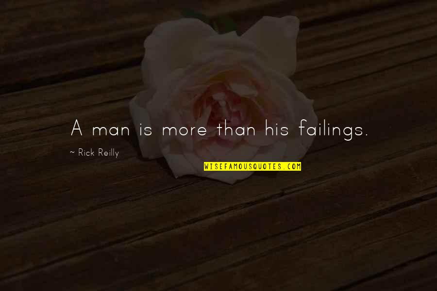 Trls Logo Quotes By Rick Reilly: A man is more than his failings. Trls Logo Quotes By Rick Reilly: A man is more than his failings.