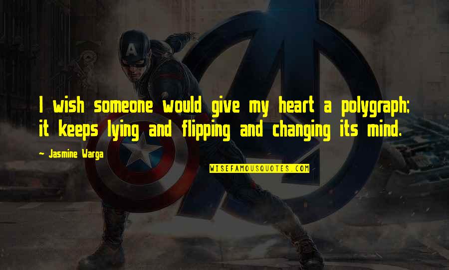 Trog Quotes By Jasmine Warga: I wish someone would give my heart a