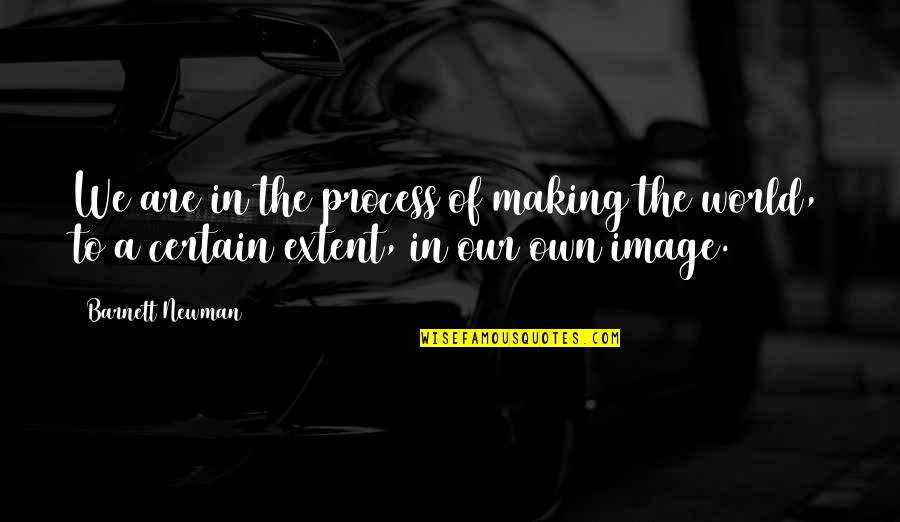 Troxler 3430 Quotes By Barnett Newman: We are in the process of making the